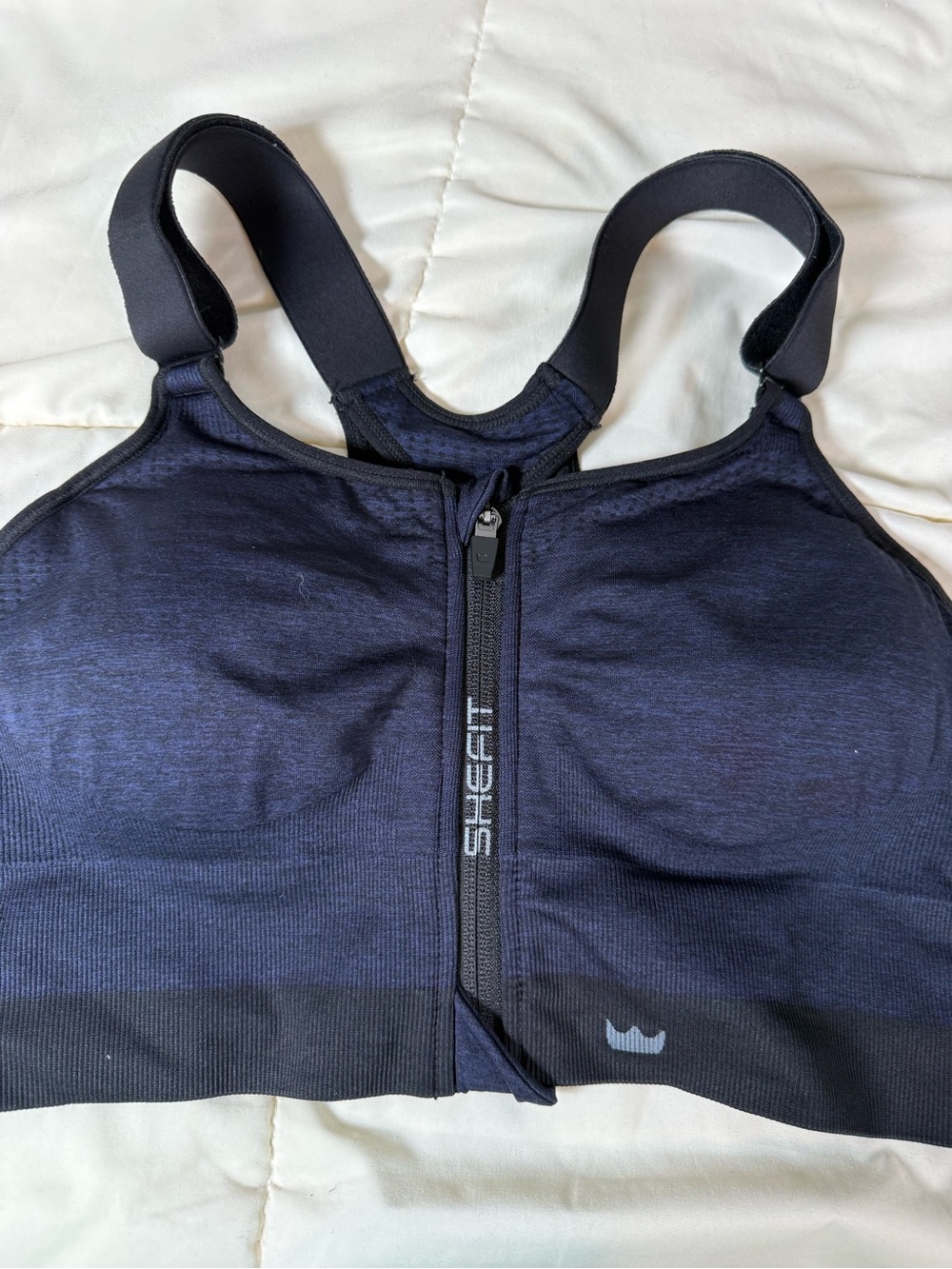 SHEFIT Front-Zip High Impact Support Sports Bra - Picture 2 of 11